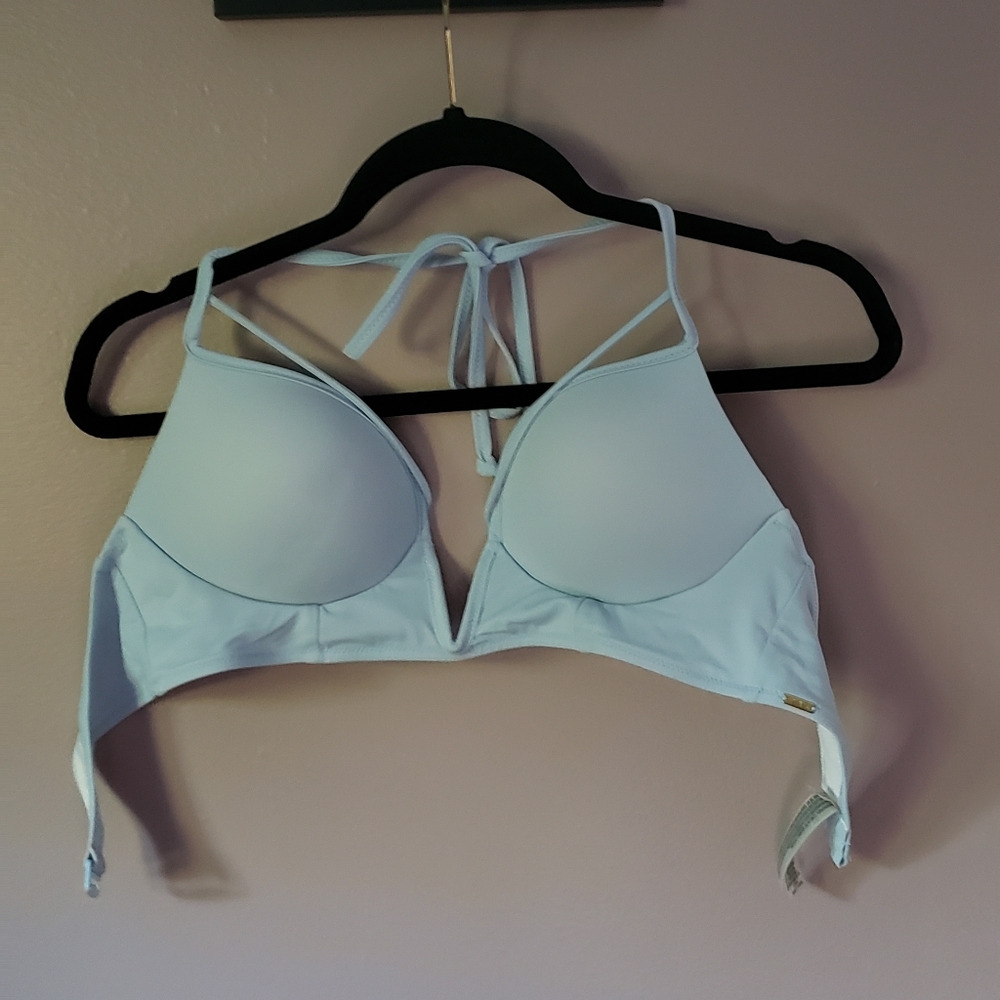 VS Pink Padded Swim Top